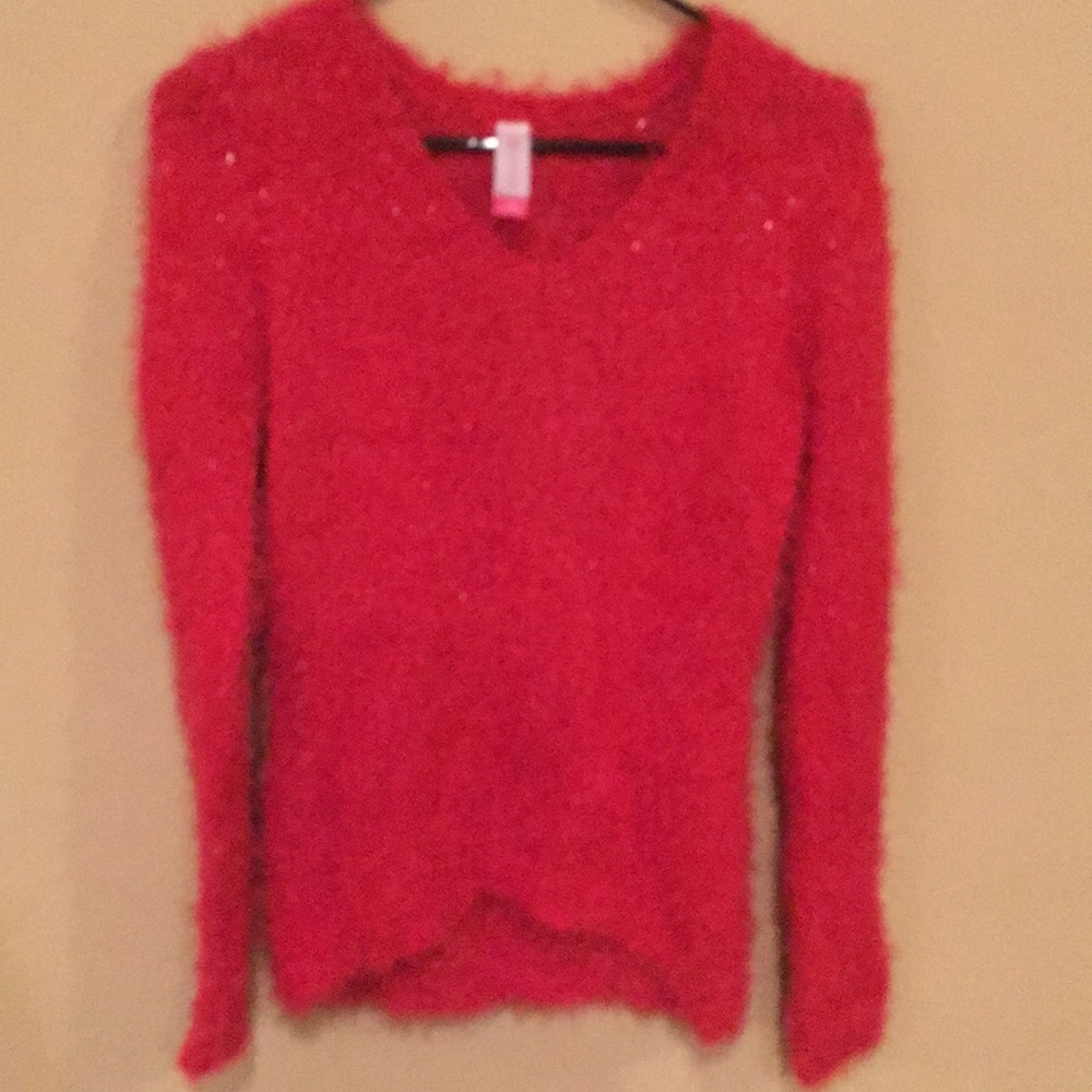 Red Sparkly Sweater